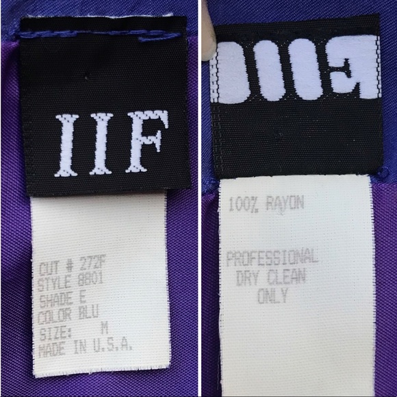 Vintage IIF 1980’s Embellished Oversized Jacket - Picture 6 of 9